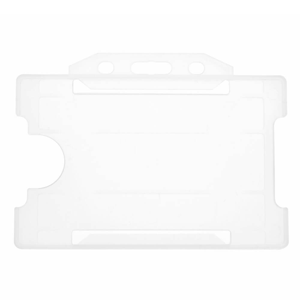 Evohold Clear Single-Sided ID Card Holders (Pack of 100)