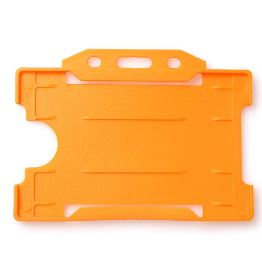 Evohold Orange Single-Sided ID Card Holders (Pack of 100)