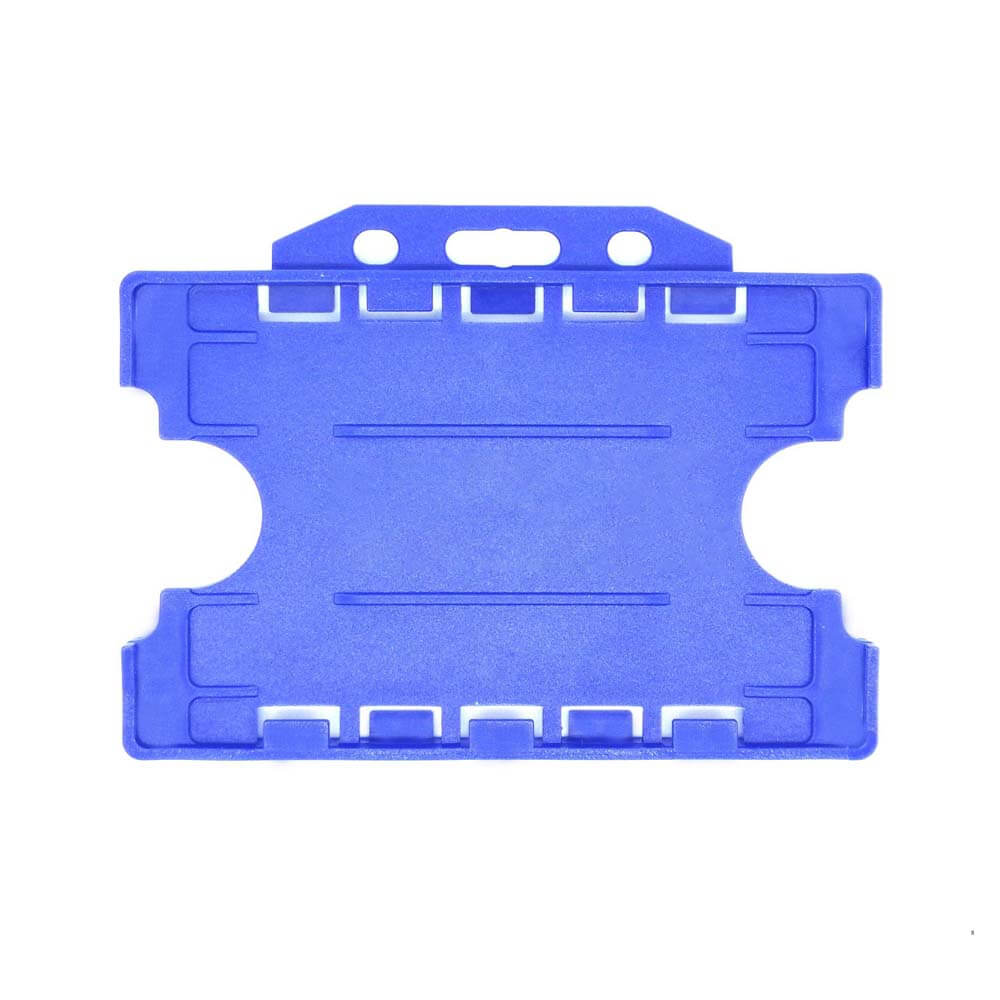 Evohold Antimicrobial Royal Blue Dual-Sided ID Card Holders (Pack of 100)