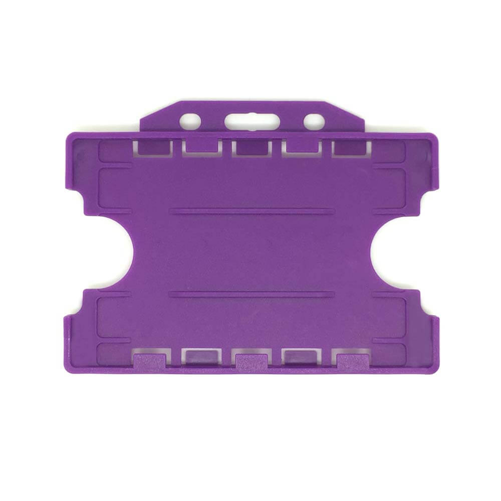 Evohold Antimicrobial Purple Dual-Sided ID Card Holders (Pack of 100)